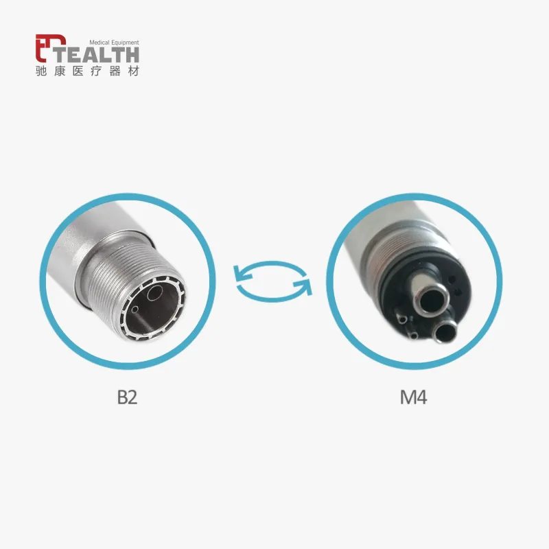 LED Light E-generator High Speed handpiece 45° Degree Turbine Model : CK45L (Tealth)
