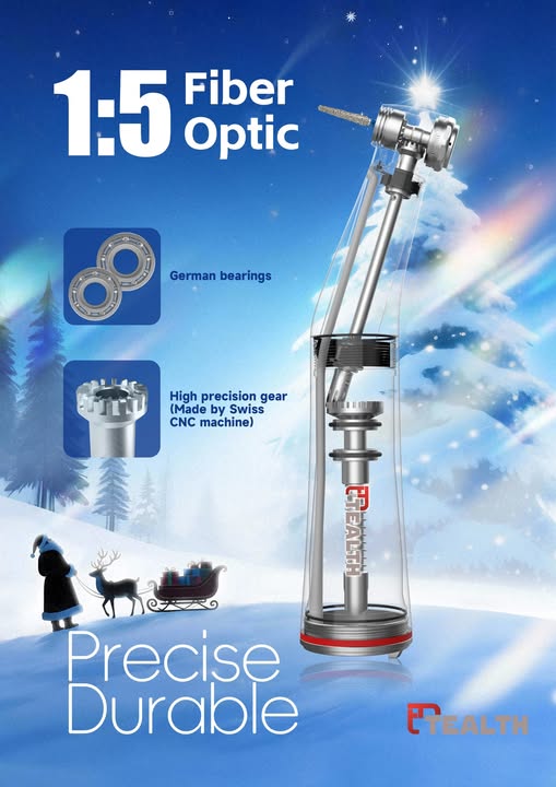 Electric Micromotor and Contra Angle Kit 1:5 Fiber Optic Model : DIL-20C (Tealth)