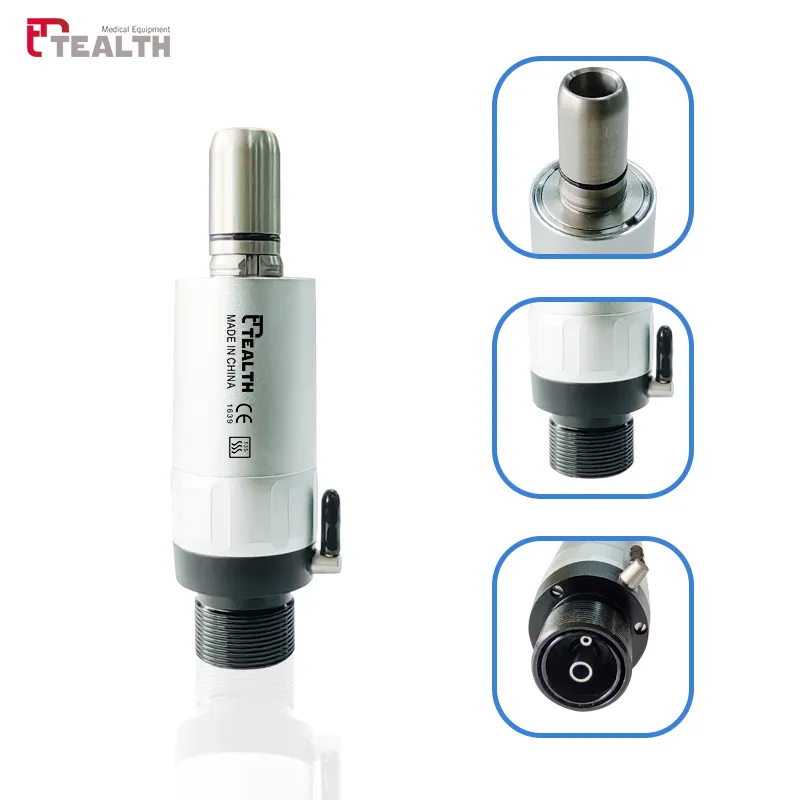 External irrigation low speed air motor dental handpiece