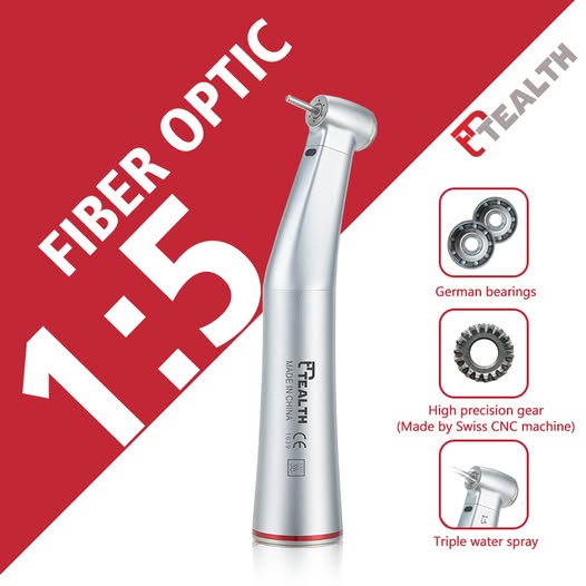 Electric Micromotor and Contra Angle Kit 1:5 Fiber Optic Model : DIL-20C (Tealth)