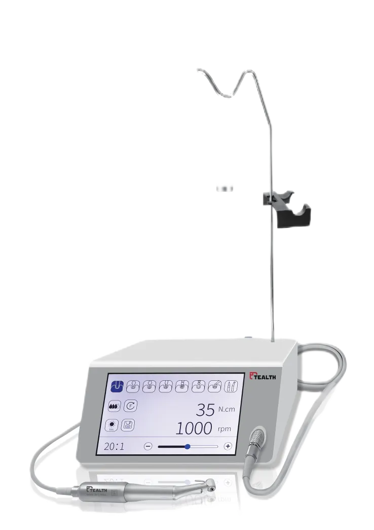 Dental Implant Motor Touch Screen Machine with Fiber Optic Handpiece Model : EM-3 Implant Motor (Tealth)