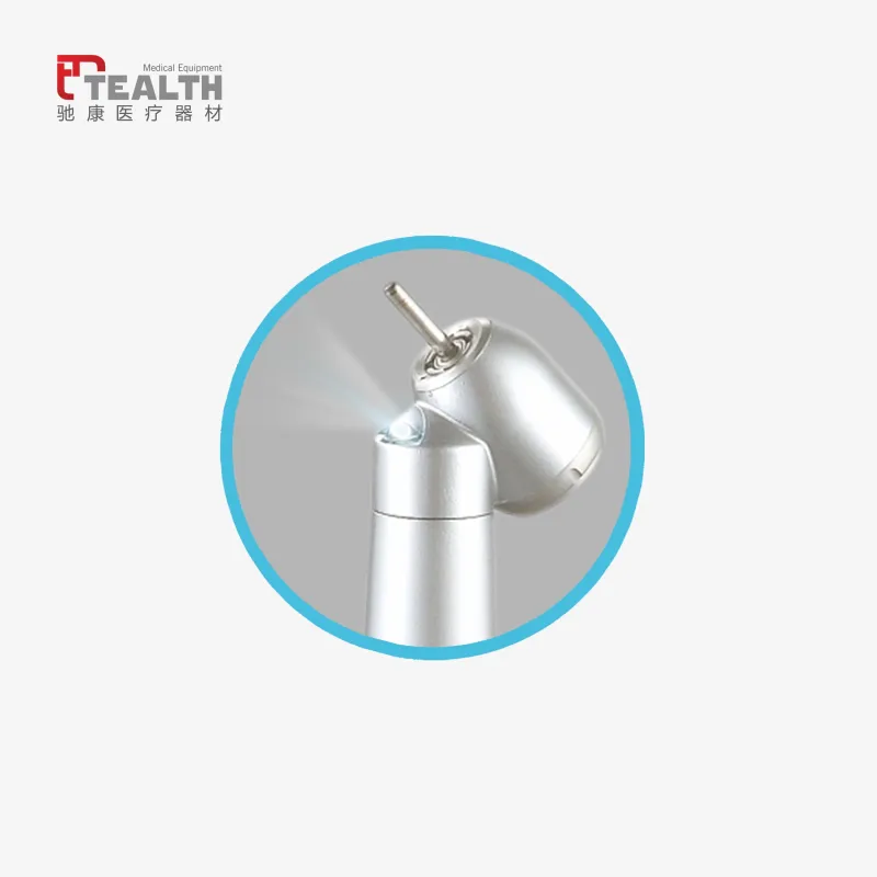 LED Light E-generator High Speed handpiece 45° Degree Turbine Model : CK45L (Tealth)