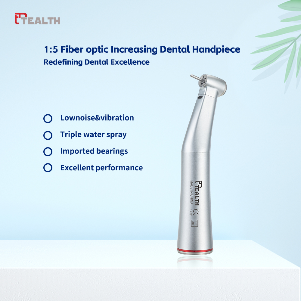 Electric Micromotor and Contra Angle Kit 1:5 Fiber Optic Model : DIL-20C (Tealth)