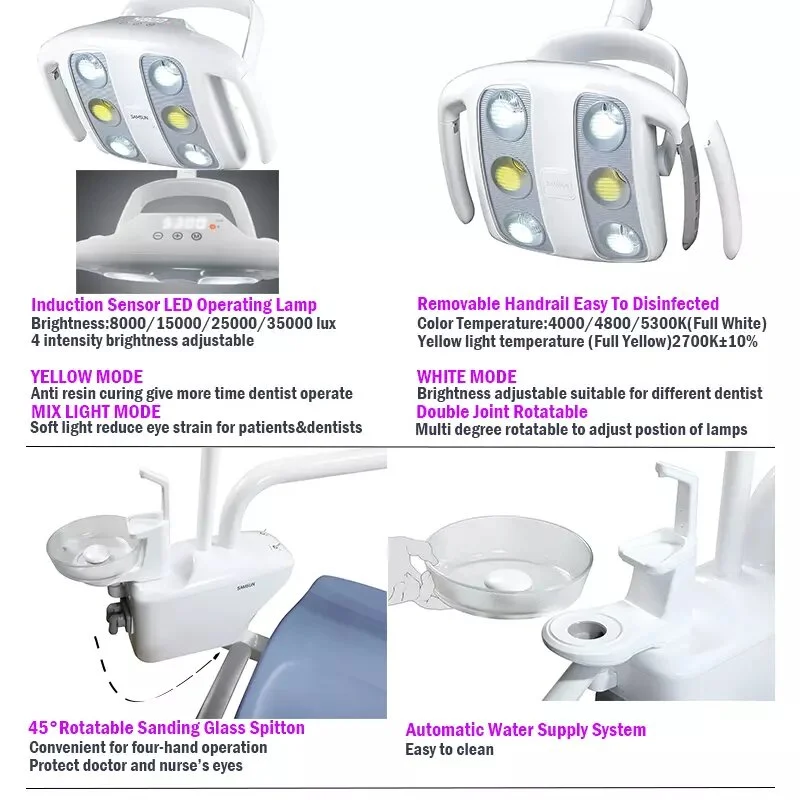 Dental Chair Model : S620 ISO/CE/FDA Approved ( Foshan Guccident)