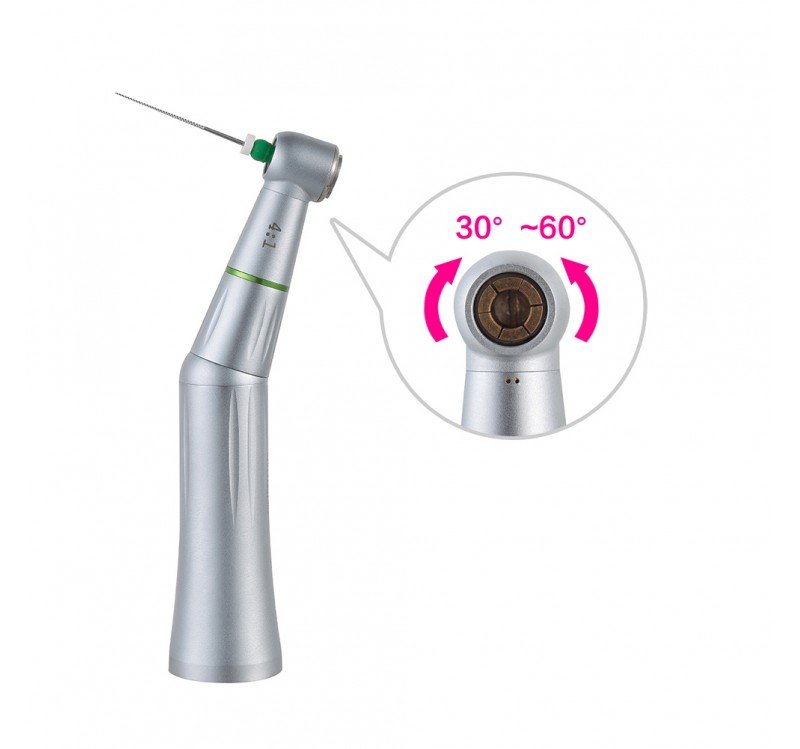 Reciprocating 4:1 Endo Internal Irrigation Contra Angle Handpiece Model : R04N-51C (Tealth®)
