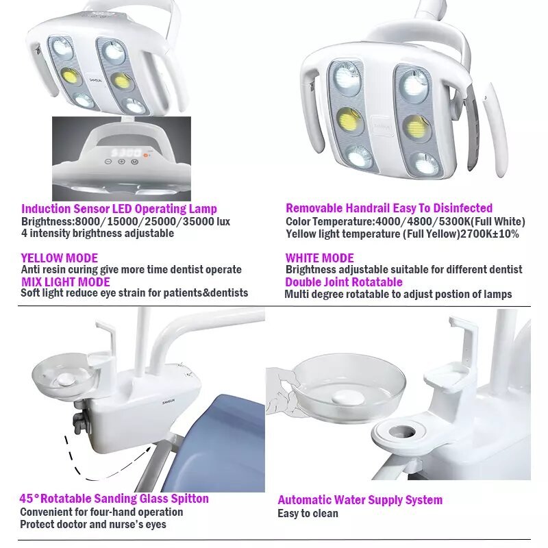 Dental Chair Model : S620 ISO/CE/FDA Approved ( Foshan Guccident) - Image 3