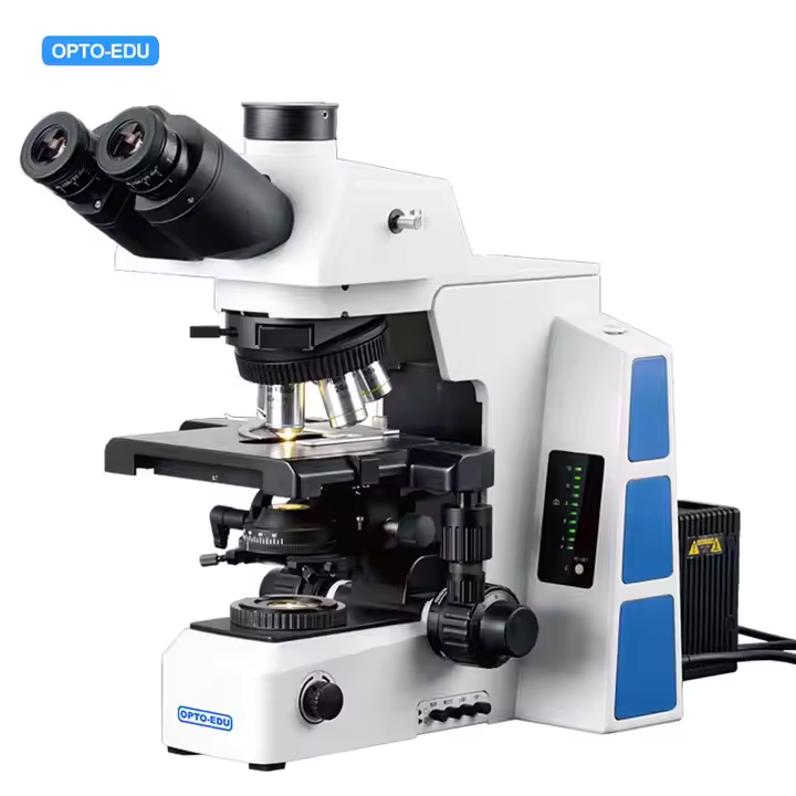 Research Scientific Laboratory Microscope, LED, Semi-APO, Upgrade BF+DF+PL+PH+FL+DIC Model A12.0910
