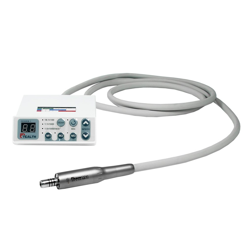 Electric Micromotor and Contra Angle Kit 1:5 Fiber Optic Model : DIL-20C (Tealth) - Image 3